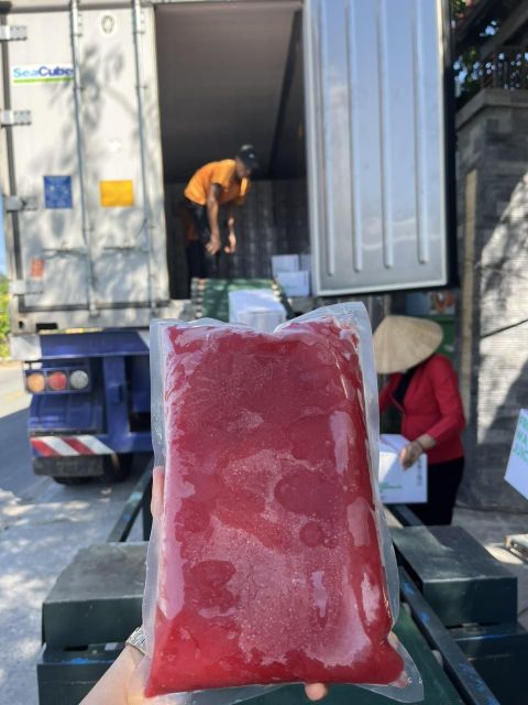 Frozen watermelon juice Place of Origin Vietnam Brix Level Greater Than 9 Packaging Material Pa/pe Bag Or Bottle Storage Temperature -18 Degrees Celcius - Image 3