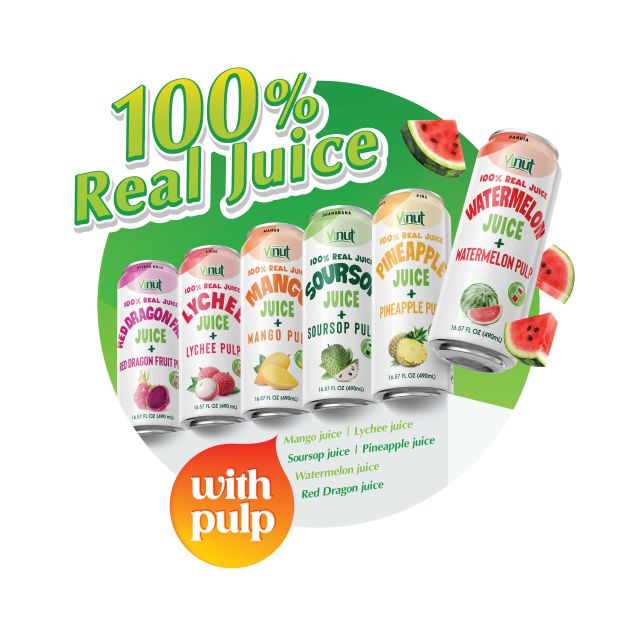 16.57 FL OZ Vinut Pineapple Juice with Pulp Shelf Life 24 months Place of Origin Vietnam Certification BRC , FDA , FSSC22000 , GMP , HACCP , - Image 3