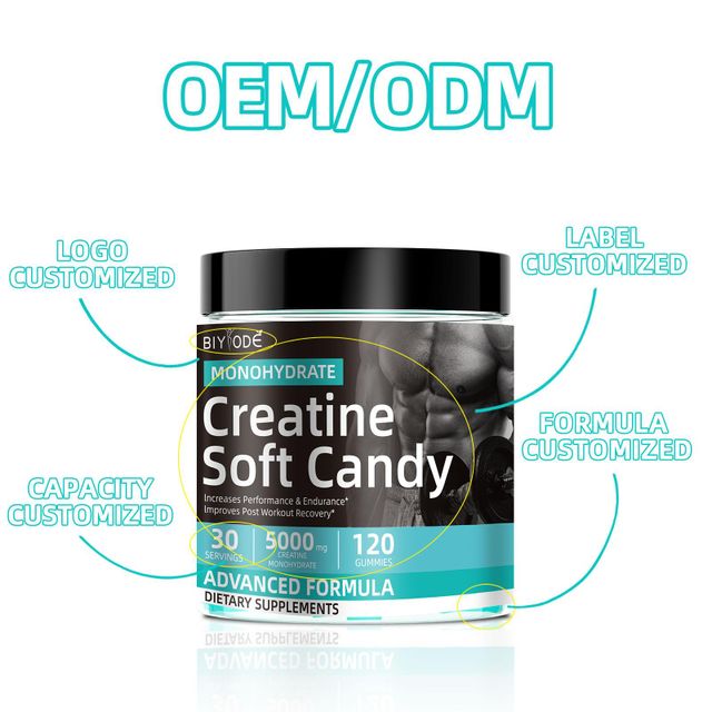 OEM ODM custom private label formula sport nutrition supplement creatine monohydrate soft candy gummies - Image 11
