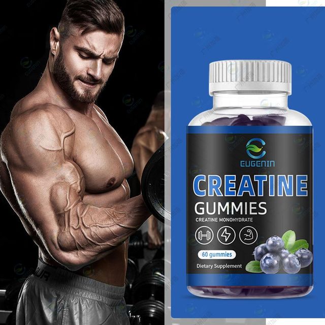OEM ODM custom creatine gummies monohydrate black super seed muscle building energy pre sport healthcare dietary supplement - Image 4