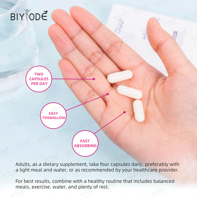 hot sale skin hair nail gut joint health whitening reduce aging digestive system support 100% natural organic multiple collagen hard capsules - Image 3