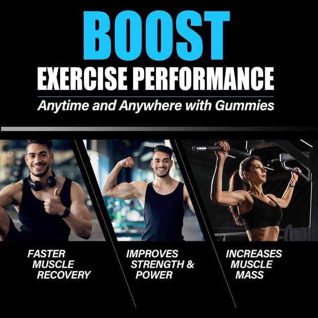 OEM ODM factory custom private label creatine monohydrate wholesale pre workout sport nutrition supplement gym creatine gummies - Image 6