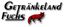 GETRÄNKELAND FUCHS – company logo, company info header