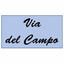 VIA DEL CAMPO – company logo, company info header