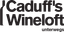CADUFF'S WINE LOFT – company logo, company info header