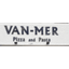 VAN-MER PIZZA AND PASTA – company logo, company info header