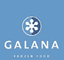 GALANA – company logo, company info header