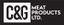 C&G MEAT PRODUCTS LTD – company logo, company info header