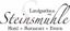 HOTEL STEINSMÜHLE – company logo, company info header