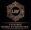 Luxury Home Furniture  – company logo, company info header