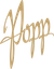 ANDREAS POPP – company logo, company info header