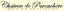 CHATEAU DE PARENCHERE – company logo, company info header