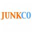 JUNKCO – company logo, company info header