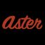 Aster Cafe – company logo, company info header