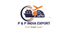 P&P india Export – company logo, company info header