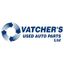 Vatcher's Used Auto Parts – company logo, company info header