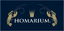 HOMARIUM – company logo, company info header