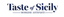 TASTE OF SICILY – company logo, company info header