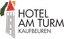 HOTEL AM TURM – company logo, company info header