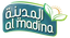 AL MADINA FOOD – company logo, company info header