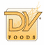 DV FOODS – company logo, company info header