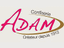 CONFISERIES DRAGÉES ADAM – company logo, company info header