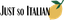 JUST SO ITALIAN – company logo, company info header