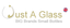 JUST A GLASS – company logo, company info header
