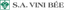 S.A. VINI BÉE – company logo, company info header