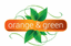 ORANGE & GREEN – company logo, company info header