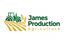 James production – company logo, company info header