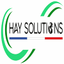 HAY SOLUTIONS – company logo, company info header