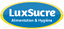 LUXSUCRE – company logo, company info header