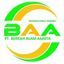 PT. Berkah Alam Asasta – company logo, company info header
