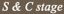 S & C Stage Co., Limited – company logo, company info header