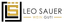 WEINGUT LEO SAUER – company logo, company info header