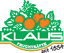 KLAUS FRUCHTSÄFTE & FRUCHTWEINE – company logo, company info header