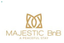 Majestic – company logo, company info header