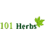 101 HERBS – company logo, company info header