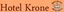 HOTEL KRONE GÖTZENHAIN – company logo, company info header