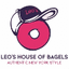 LEO'S HOUSE OF BAGELS – company logo, company info header