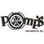 Pomp's Tire Service – company logo, company info header
