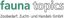FAUNA TOPICS ZOOBEDARF ZUCHT- UND HANDELS GMBH – company logo, company info header