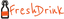 FRESHDRINK – company logo, company info header