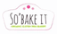 SO'BAKE IT – company logo, company info header