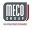 MECO – company logo, company info header