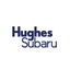 Hughes Subaru – company logo, company info header