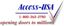 ACCESS USA – company logo, company info header