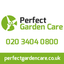 PERFECT GARDEN CARE – company logo, company info header