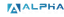 ALPHA EXPRESS – company logo, company info header
